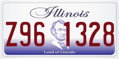 IL license plate Z961328