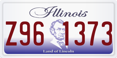 IL license plate Z961373