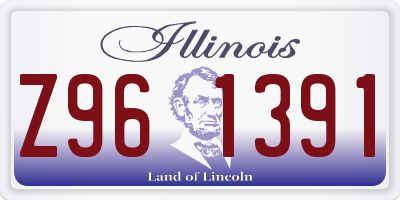 IL license plate Z961391