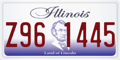 IL license plate Z961445