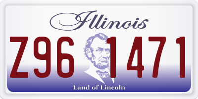 IL license plate Z961471