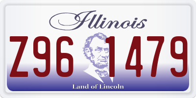 IL license plate Z961479