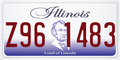 IL license plate Z961483
