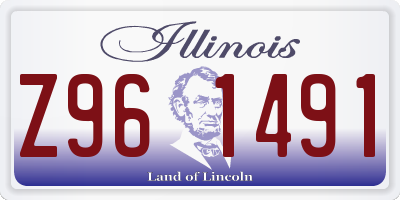 IL license plate Z961491