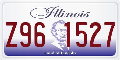 IL license plate Z961527