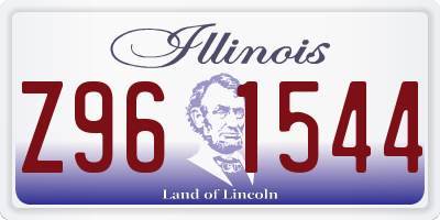 IL license plate Z961544