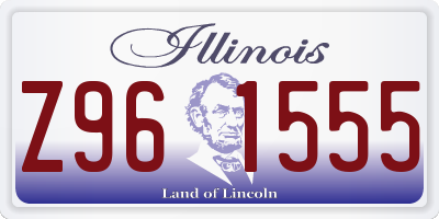IL license plate Z961555