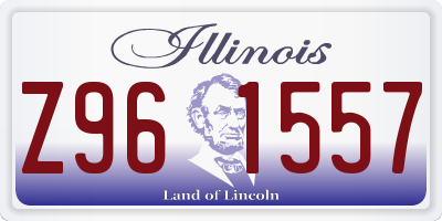 IL license plate Z961557