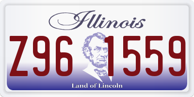 IL license plate Z961559