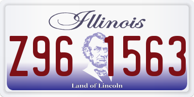IL license plate Z961563