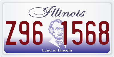 IL license plate Z961568