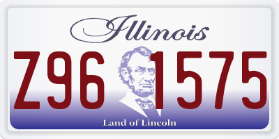 IL license plate Z961575