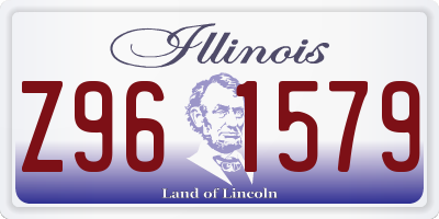 IL license plate Z961579