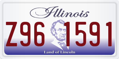 IL license plate Z961591