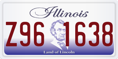 IL license plate Z961638