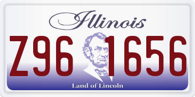 IL license plate Z961656
