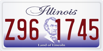 IL license plate Z961745