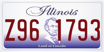 IL license plate Z961793