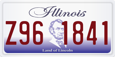 IL license plate Z961841