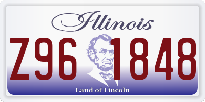 IL license plate Z961848