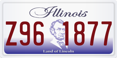 IL license plate Z961877