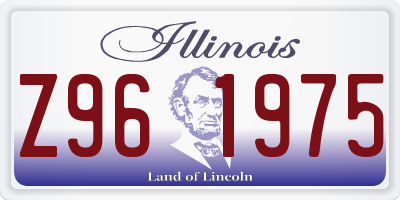 IL license plate Z961975