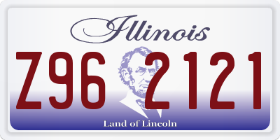 IL license plate Z962121
