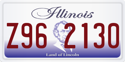 IL license plate Z962130