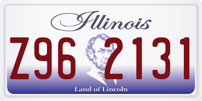IL license plate Z962131