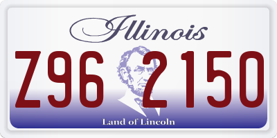 IL license plate Z962150