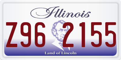 IL license plate Z962155