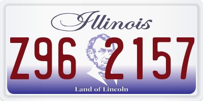 IL license plate Z962157