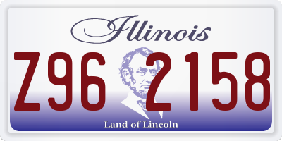 IL license plate Z962158