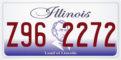 IL license plate Z962272