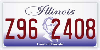 IL license plate Z962408
