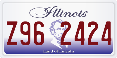 IL license plate Z962424