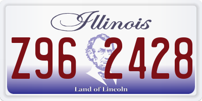 IL license plate Z962428
