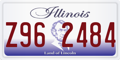 IL license plate Z962484