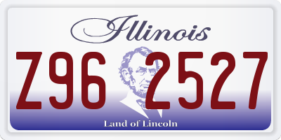 IL license plate Z962527