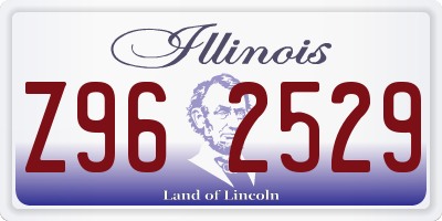 IL license plate Z962529
