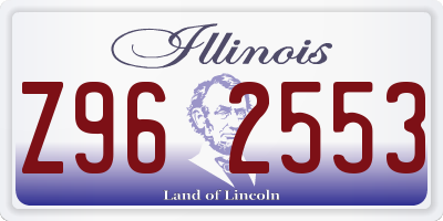 IL license plate Z962553