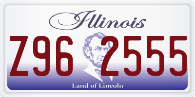 IL license plate Z962555