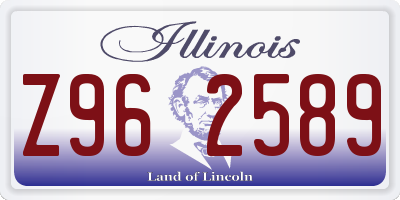 IL license plate Z962589