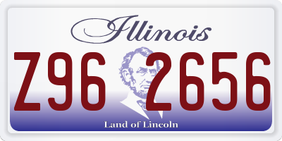 IL license plate Z962656