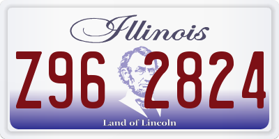 IL license plate Z962824