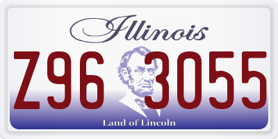 IL license plate Z963055