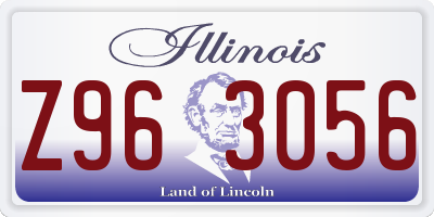 IL license plate Z963056