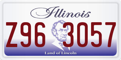 IL license plate Z963057