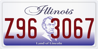 IL license plate Z963067