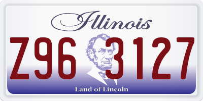 IL license plate Z963127